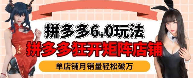 拼多多虚拟商品暴利6.0玩法，轻松实现月入过W-悟空云赚AI
