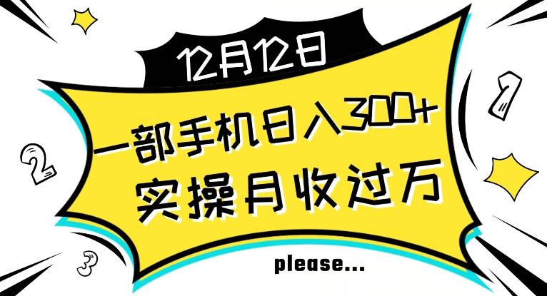 【全网变现首发】新手实操单号日入500+，渠道收益稳定，项目可批量放大【揭秘】-悟空云赚AI