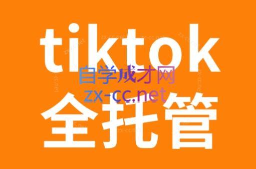 TikTok跨境电商全托管运营模式精品课-悟空云赚AI