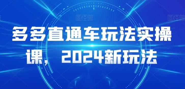 多多直通车玩法实操课，2024新玩法-悟空云赚AI