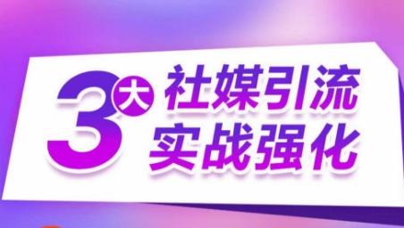 3大社媒引流实战强化，多渠道站外引流，高效精准获客，订单销售额翻倍增长-悟空云赚AI