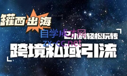 罐西老师·零基础学会跨境私域引流-悟空云赚AI
