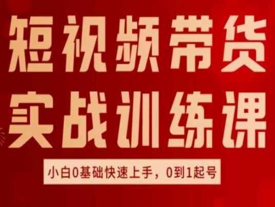 短视频带货实战训练课，好物分享实操，小白0基础快速上手，0到1起号-悟空云赚AI