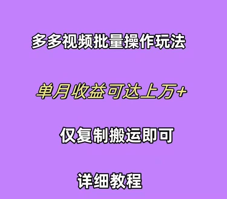 (10029期)拼多多视频带货快速过爆款选品教程 每天轻轻松松赚取三位数佣金 小白必…-悟空云赚AI