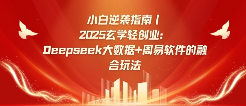 小白逆袭指南，2025玄学轻创业：Deepseek大数据+周易算法的融合玩法-悟空云赚AI