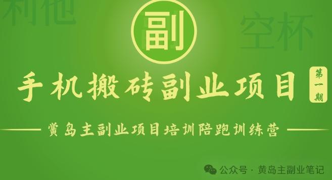 手机搬砖小副业项目训练营1.0，实测1小时收益50+，一部手机轻松日入100+-悟空云赚AI