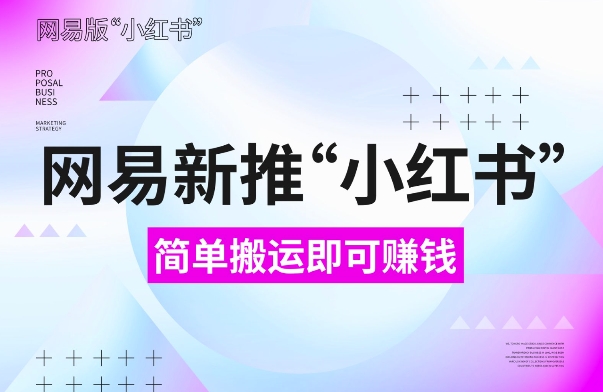 网易官方新推“小红书”，搬运即有收益，新手小白千万别错过(附详细教程)【揭秘】-悟空云赚AI