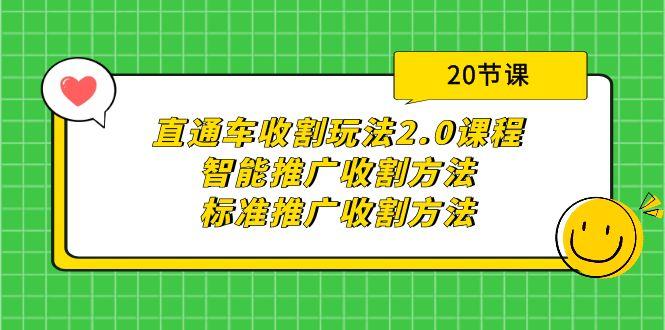 (9692期)直通车收割玩法2.0课程：智能推广收割方法+标准推广收割方法(20节课)-悟空云赚AI