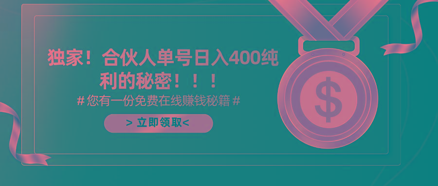 (10028期)合伙人广告撸金最新玩法，每天单号400纯利-悟空云赚AI