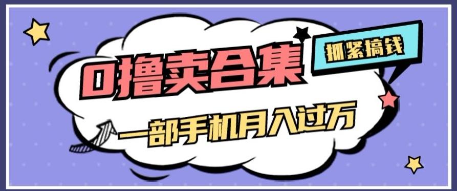 0撸项目月入过万，售卖全套ai工具合集，一单29.9元，一部手机即可【揭秘】-悟空云赚AI