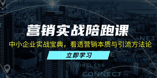 营销实战陪跑课：中小企业实战宝典，看透营销本质与引流方法论-悟空云赚AI