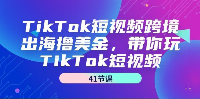 TikTok短视频跨境出海撸美金，带你玩TikTok短视频(41节课)-悟空云赚AI