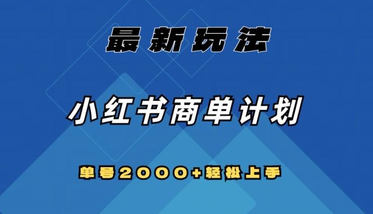 全网首发，小红书商单计划最新玩法，单号2000+可扩大可复制【揭秘】-悟空云赚AI