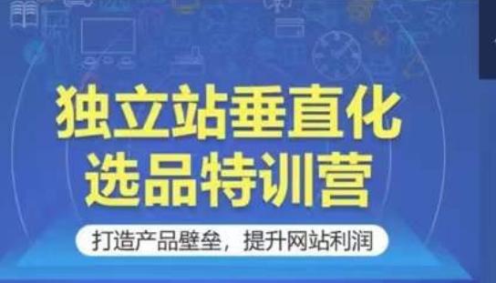 独立站垂直化选品特训营，打造产品壁垒，提升网站利润-悟空云赚AI